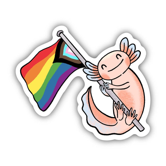 Axolotl Pride Sticker
