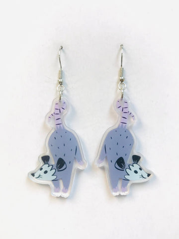 Possum Dangle Earrings
