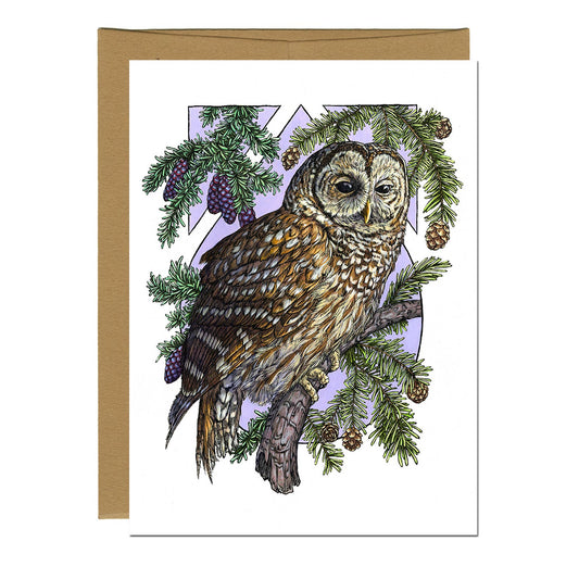 Barred Owl Greeting Card
