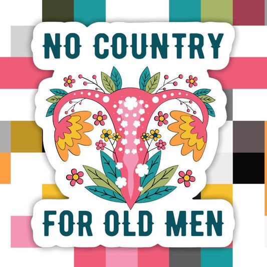 No Country for Old Men Sticker