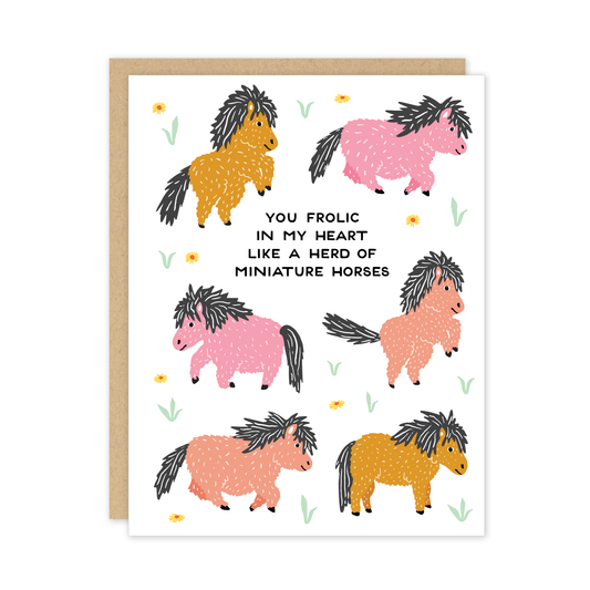 Miniature Horses Card