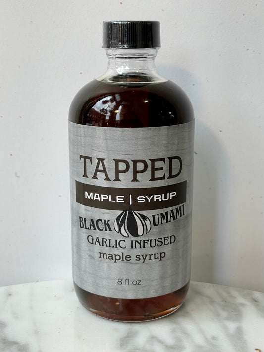 Tapped Black Umami Garlic Maple Syrup