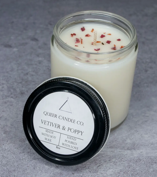 Vetiver + Poppy Soy Candle