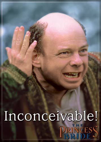 Princess Bride Inconceivable! Magnet