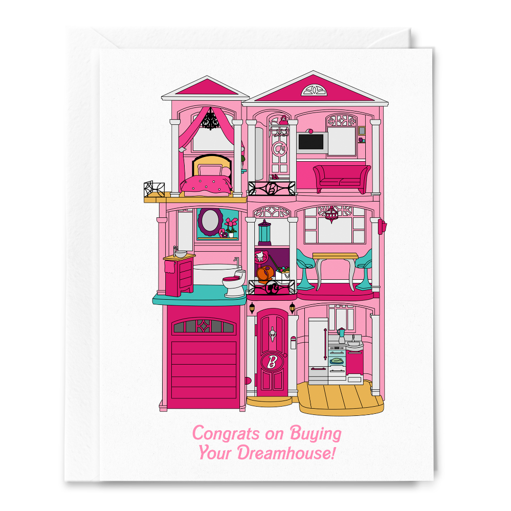 Congrats on Buying Your Dreamhouse Card