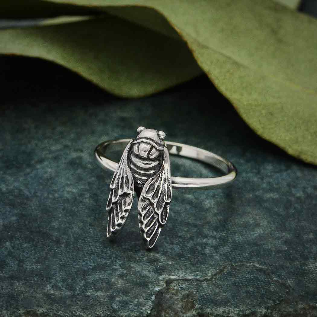 Cicada Sterling Silver Ring