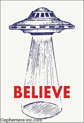 I Believe UFO Magnet
