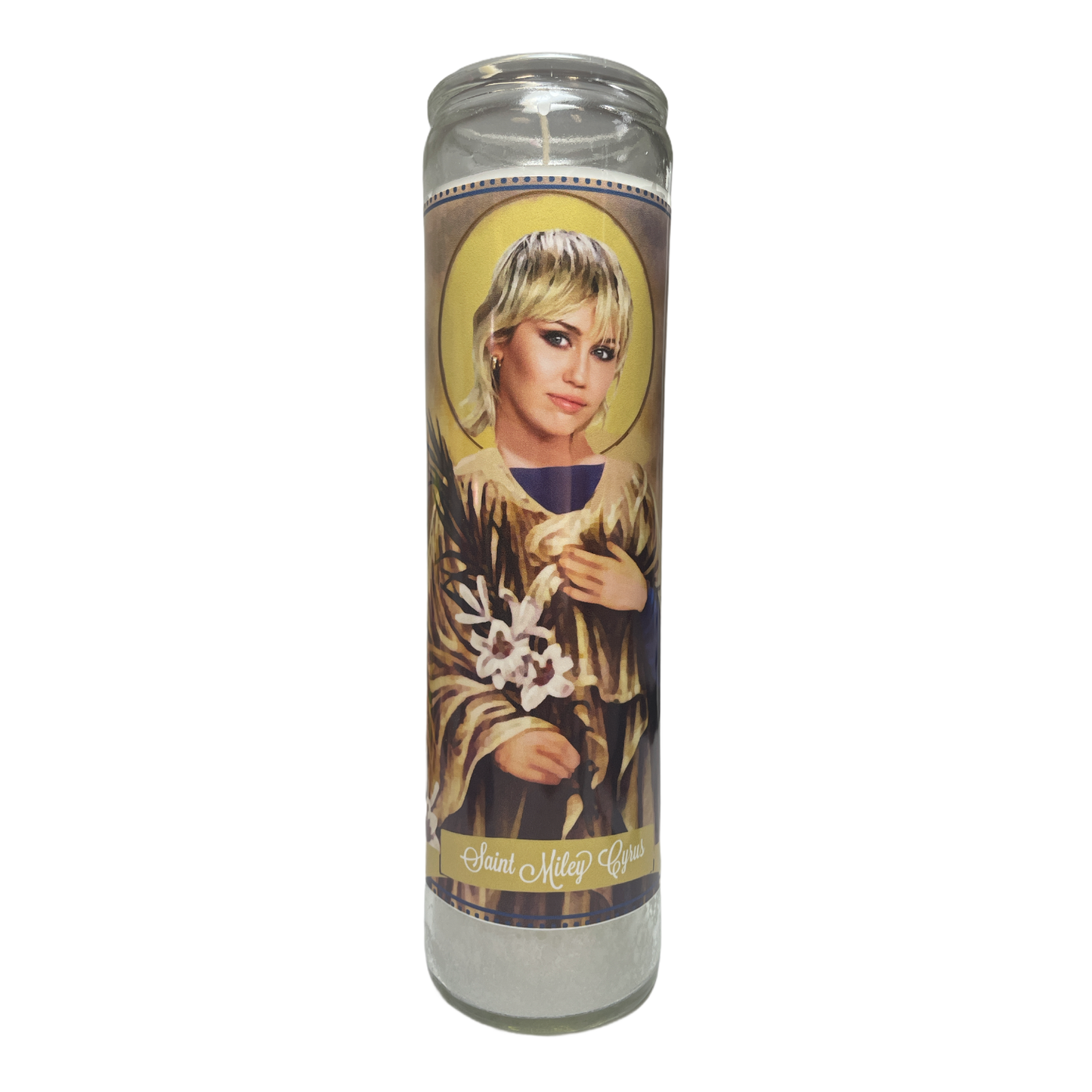 Miley Cyrus Devotional Prayer Candle