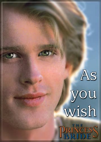 Princess Bride As You Wish Magnet