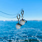 Pufferfish Huggie Earrings