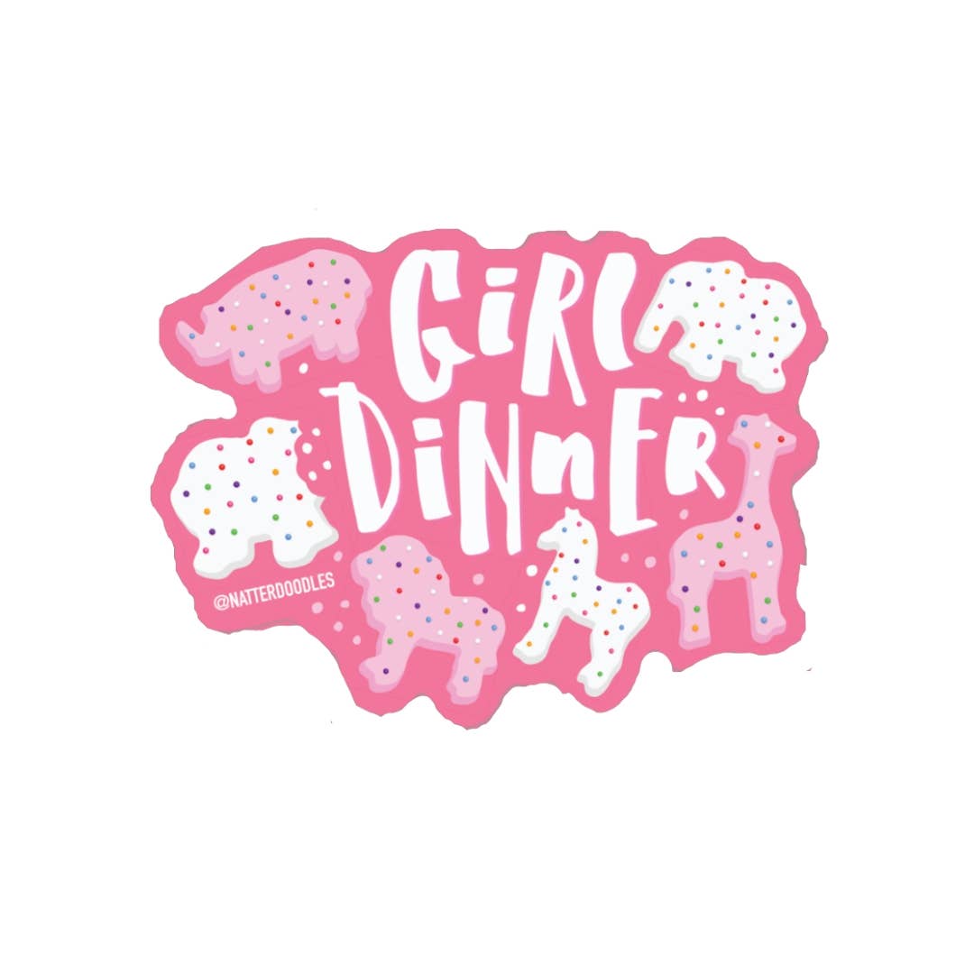 Girl Dinner Circus Cookie Sticker