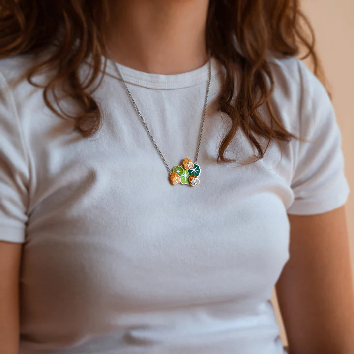 Nasturtium Necklace